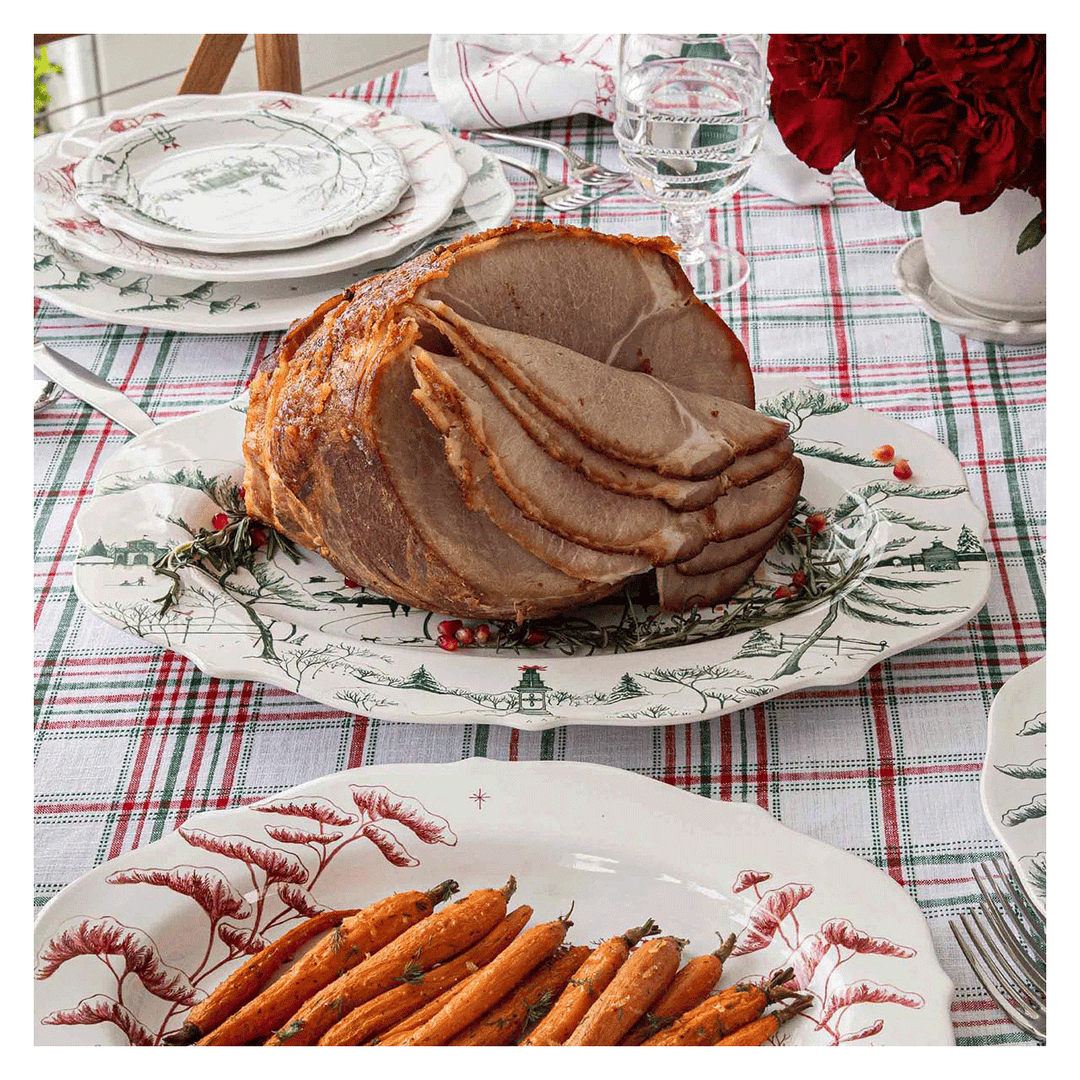 Juliska Country Estate Winter Frolic Evergreen 18" Platter