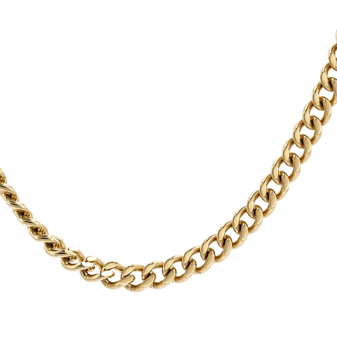 Hamilton Men's Collection Solid 3.25mm Curb Link 22 Inch Chain