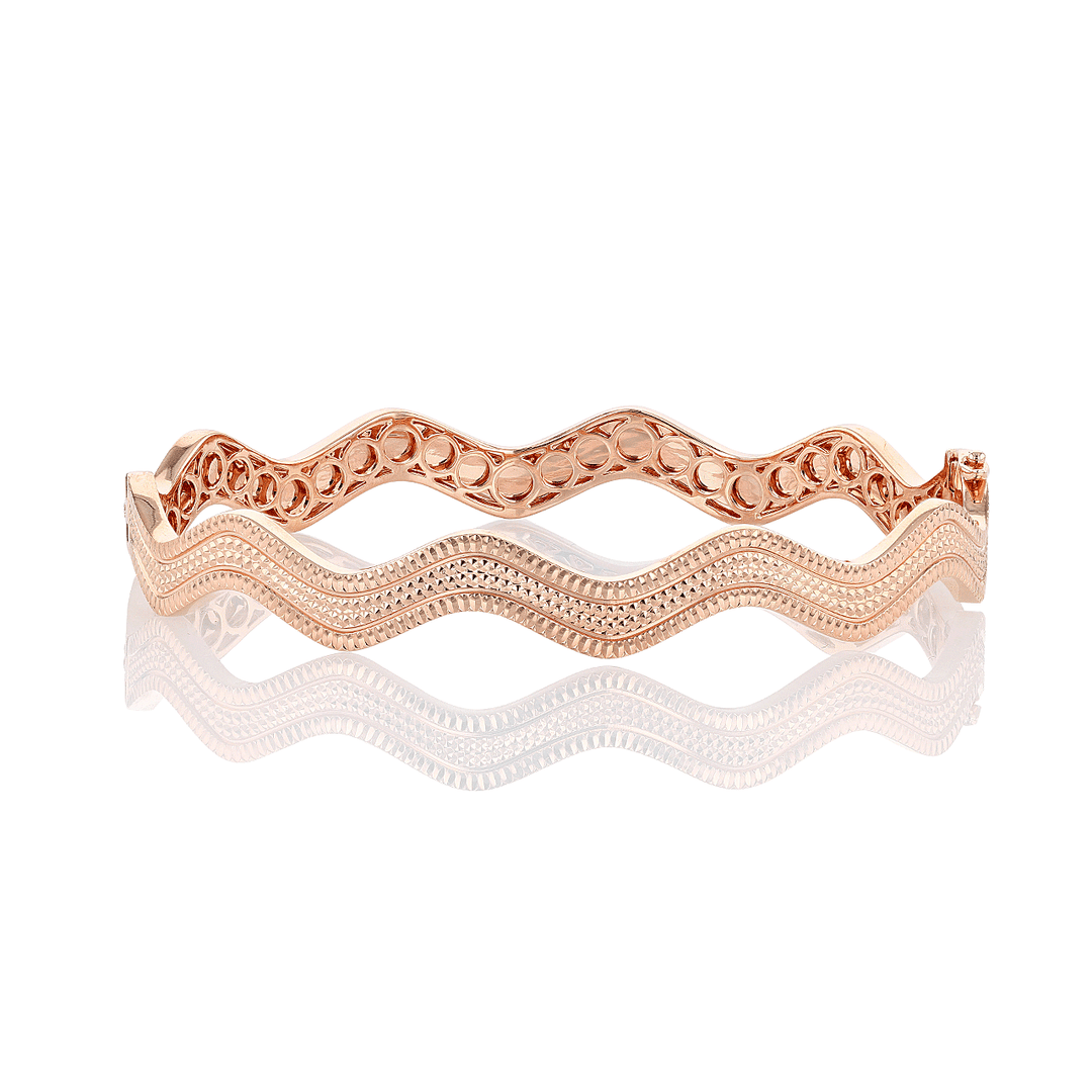 Regency 18k Rose Gold and .61 Total Weight Diamond Bracelet