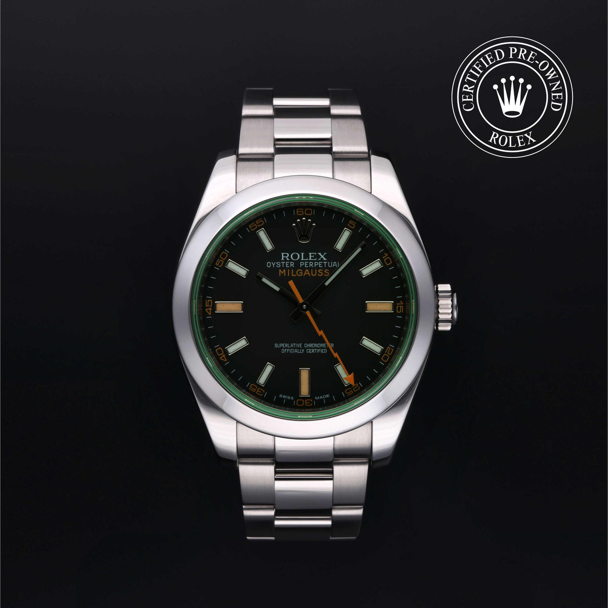 Rolex Certified Pre-Owned Milgauss M116400GV-0001