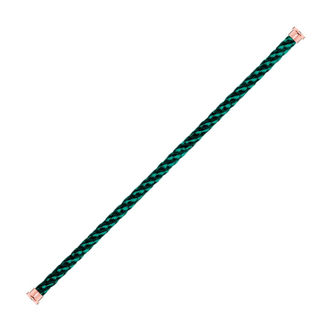 Fred Emerald Cable for Large Model Bracelet Rose End Caps