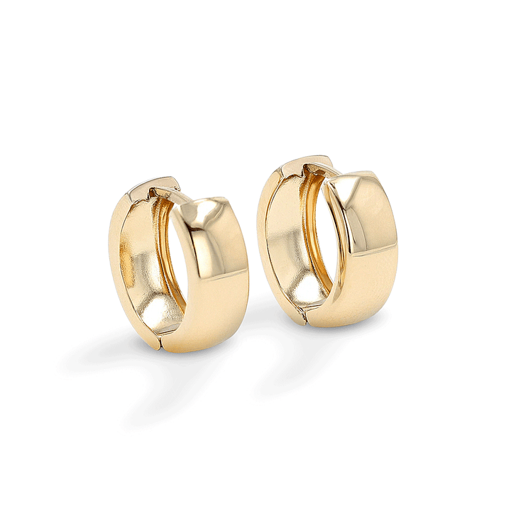 Hamilton Collections 14k Yellow Gold 15mm Huggie Earrings