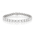 Hamilton Origin Collection Platinum and 18.94 Total Weight Diamond Line Bracelet