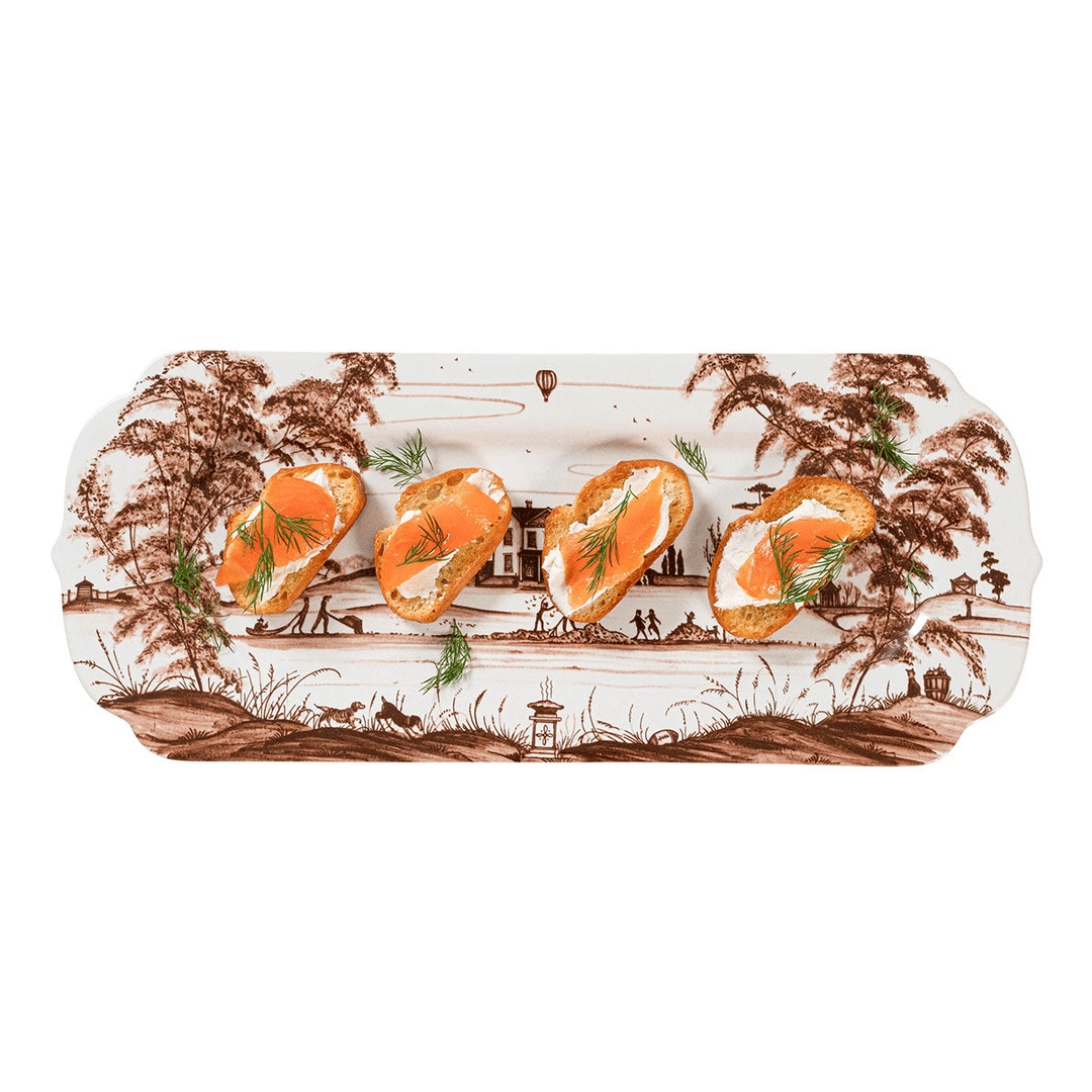 Juliska  Country Estate Harvest 15" Hostess Tray - Sepia