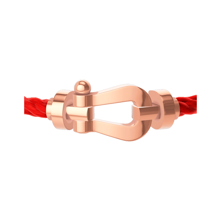 FRED Force 10 Red Cord with 18k Rose LG Buckle, Exclusively at Hamilton Jewelers