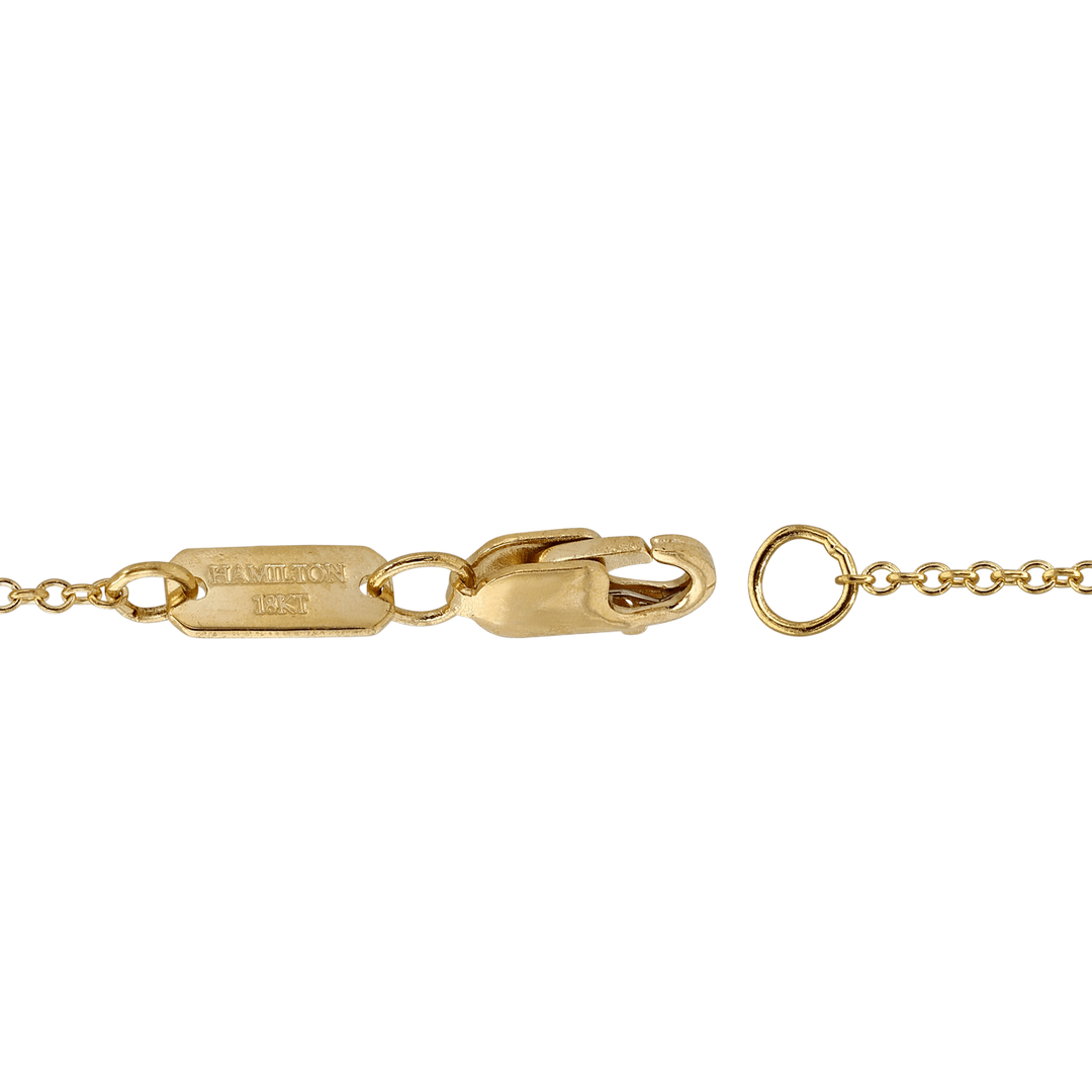 Hamilton Classic 18k Yellow Gold and Diamond 2.01 Total Weight Solitaire Pendant