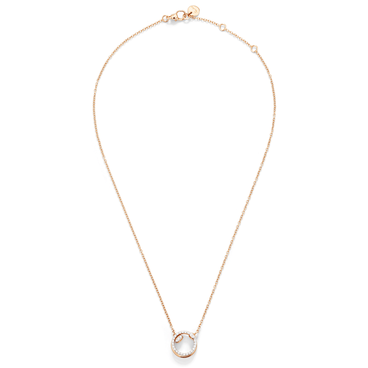 Pomellato Together 18k Rose Gold and Diamond Necklace with Pendant