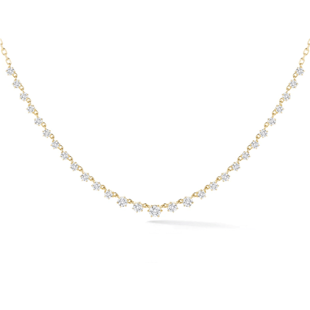 Jade Trau Penelope 18k White Gold Diamond Large Necklace