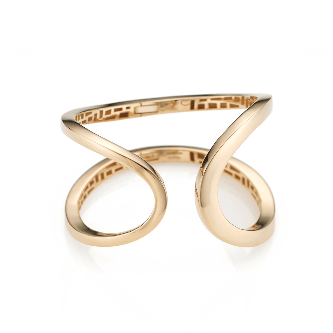 Classic 18k Yellow Gold Cuff Bracelet