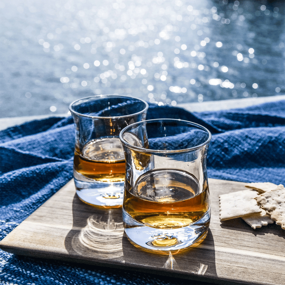 Simon Pearce Shoreham Whiskey Set of 2