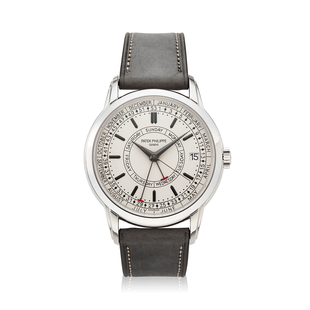 PATEK PHILIPPE STAINLESS STEEL CALATRAVA WEEKLY CALENDAR, REF. 5212A-001