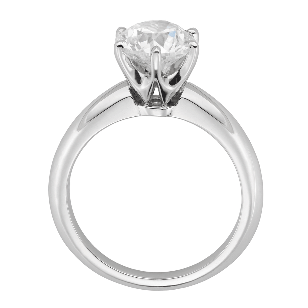 Hamilton Embrace Collection 18k White Gold and Engagement Mounting Ring For Round Diamond