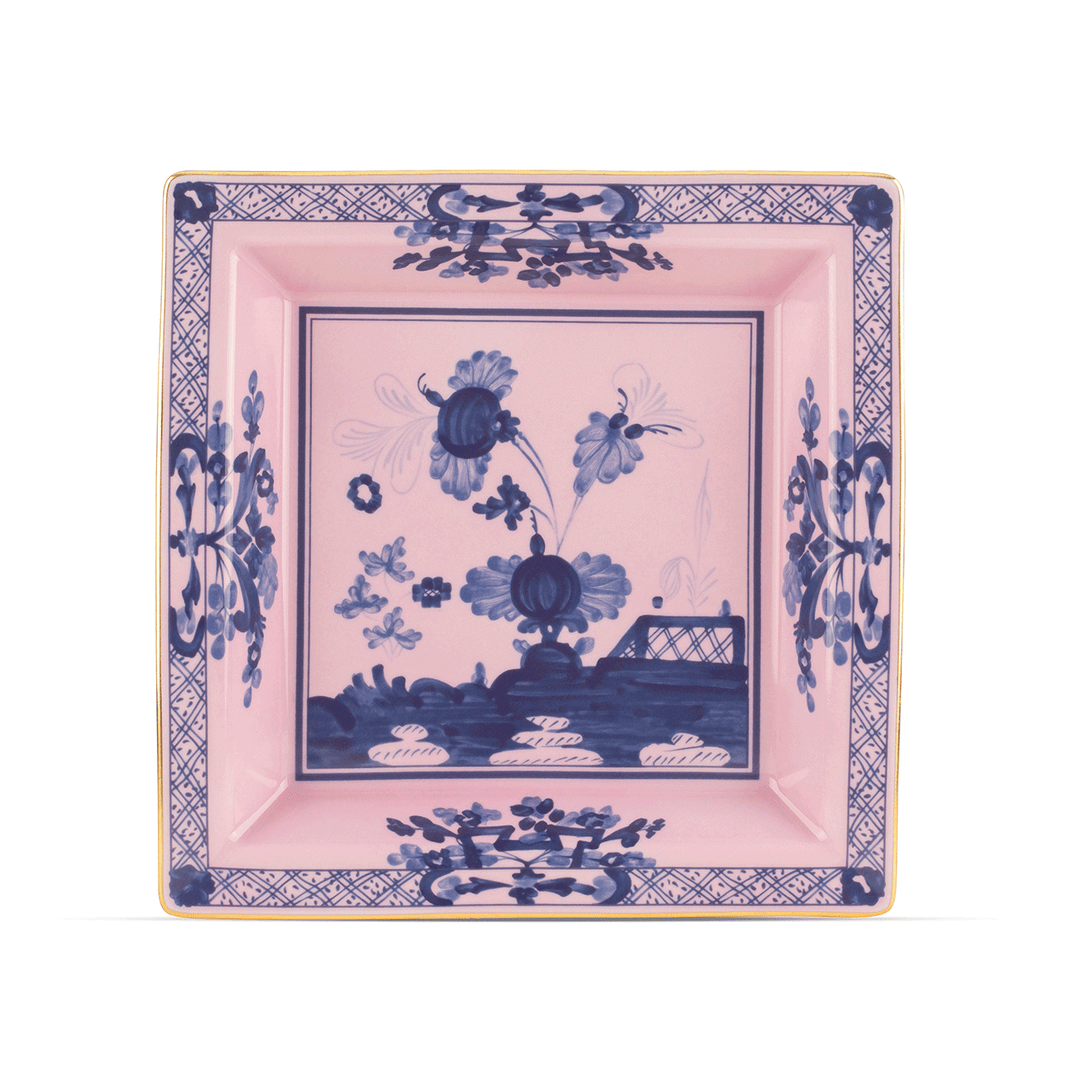 Ginori 1735 Oriente Italiano Azalea Large Change Tray