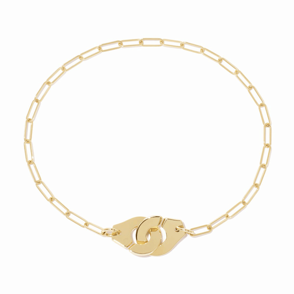 Dinh Van Menottes 18k Yellow Gold Small Chain Bracelet