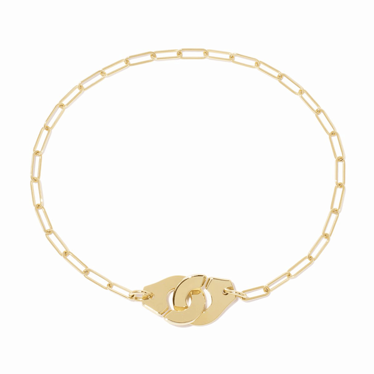 Dinh Van Menottes 18k Yellow Gold Small Chain Bracelet