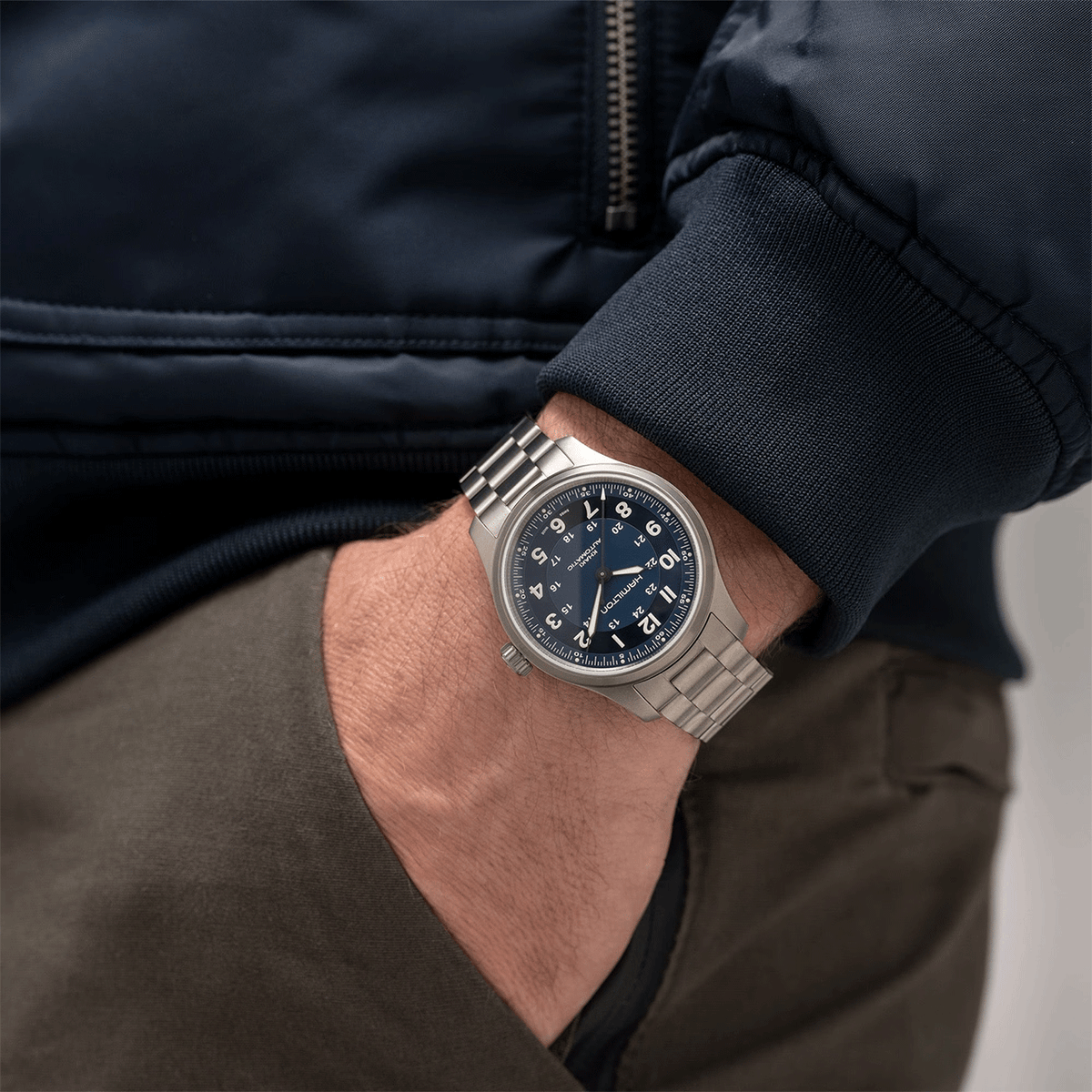 Hamitlon Khaki Field Titanium Auto H70545140