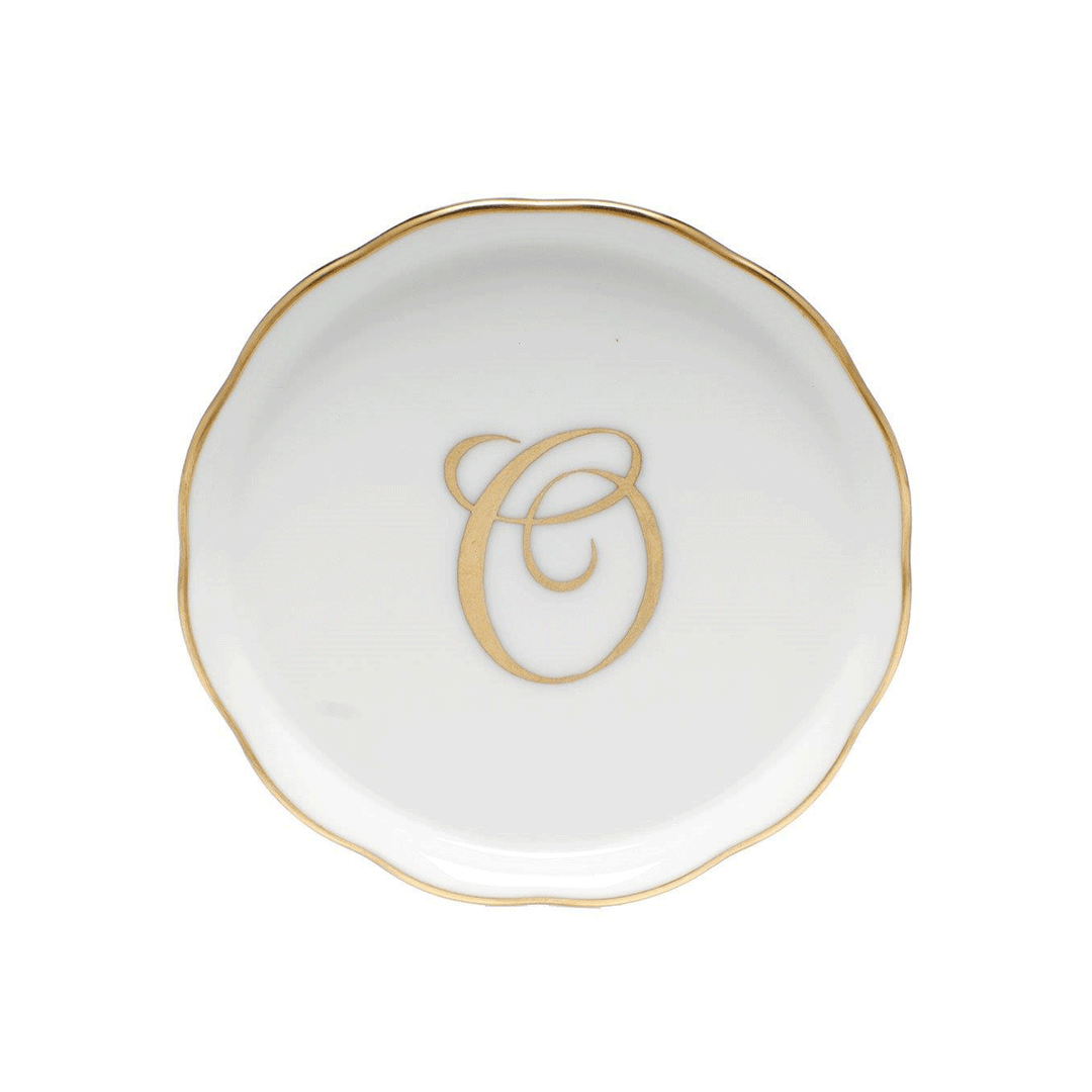 Herend Monogram "O" Coaster