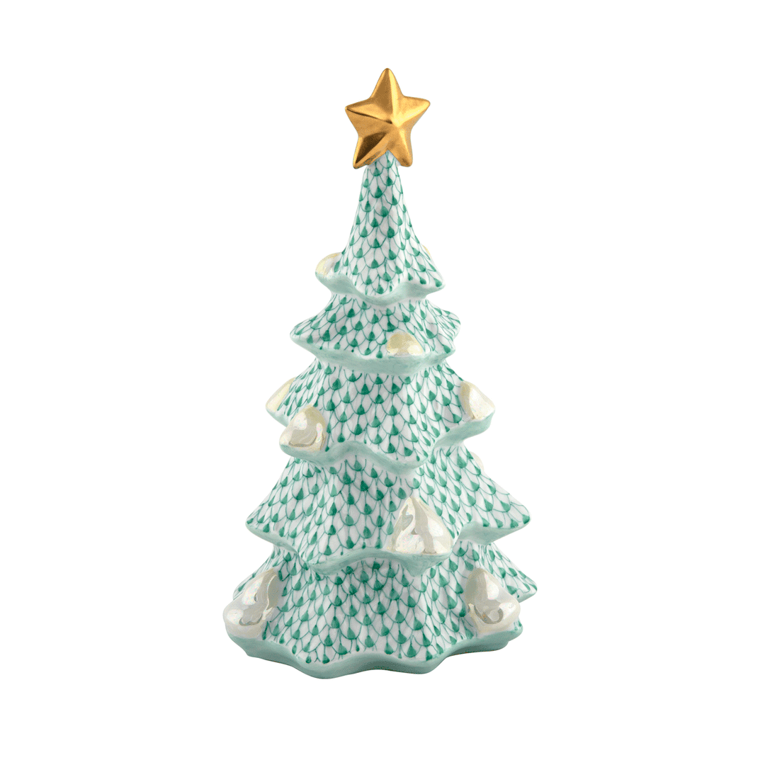 Herend Large Christmas Tree Green