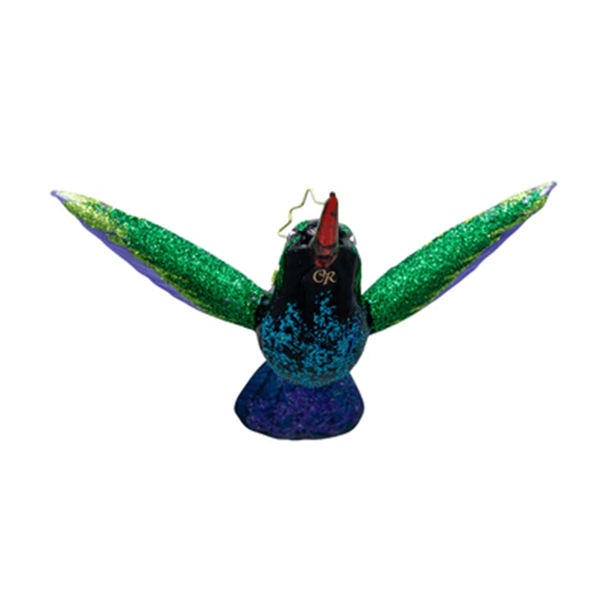 Christopher Rado Happy Holiday Hummingbird Ornament