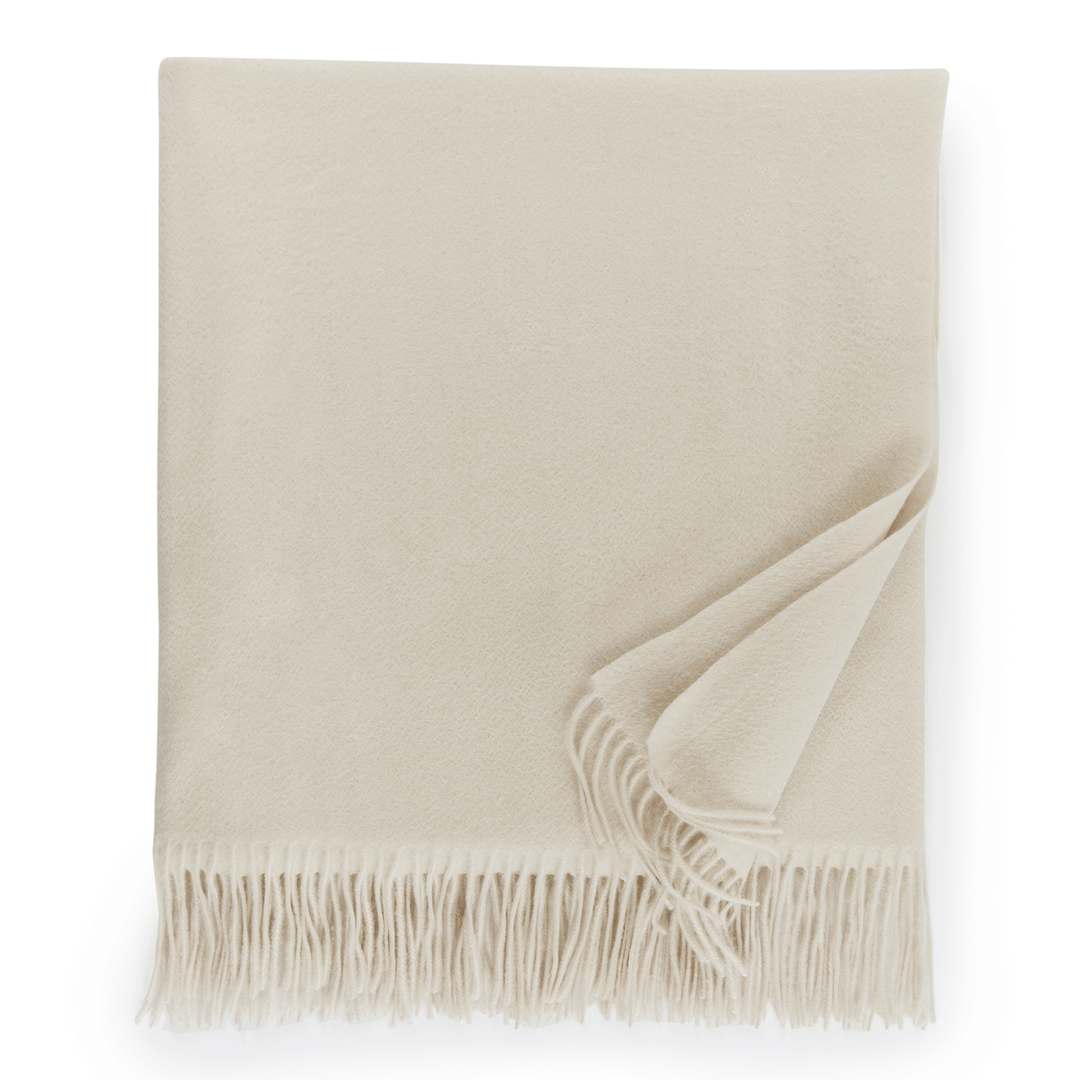 Sferra Dorsey Ivory Throw