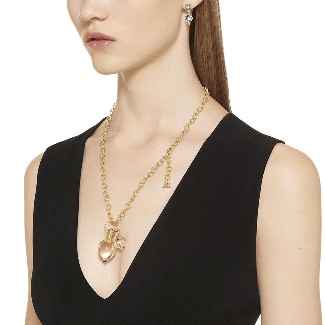 Temple St. Clair 18k Yellow Gold Classic Oval Chain, 24"
