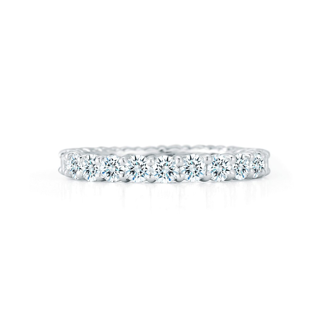 Platinum and Diamond 2.07 Total Weight Eternity Band