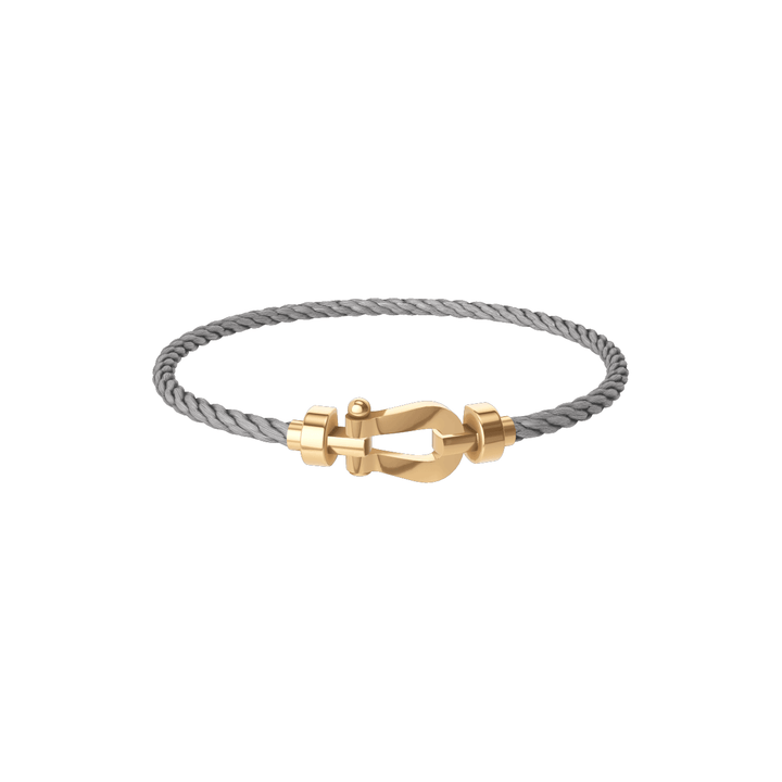 FRED Force 10 Steel Cord with 18k Yellow Gold MD Buckle, Exclusively at Hamilton Jewelers