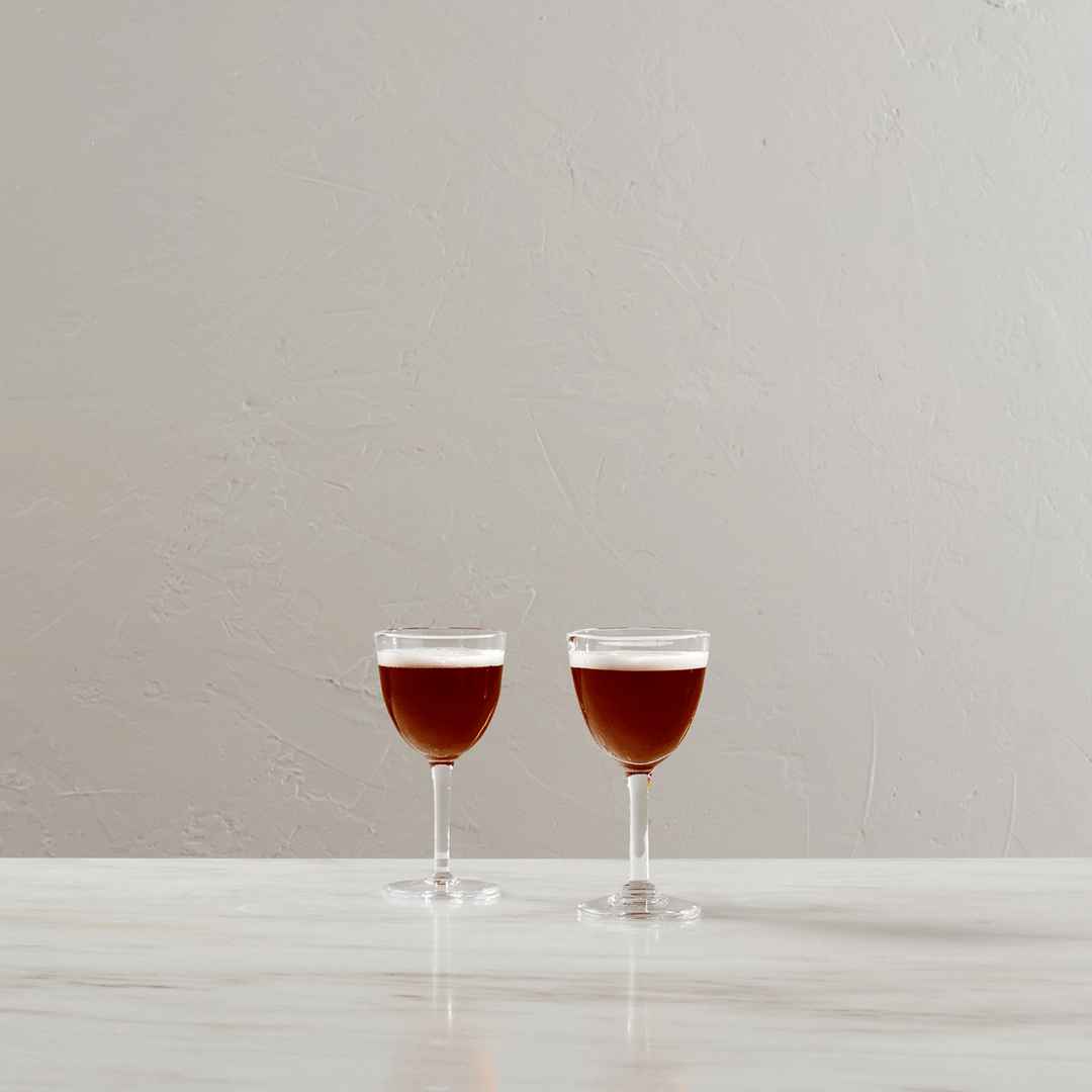 Simon Pearce Dorset Nick & Nora Glass, Set of 2