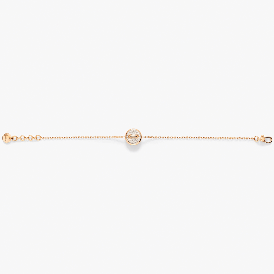 Pomellato Pom Pom Dot 18k Rose Gold Diamond Bracelet