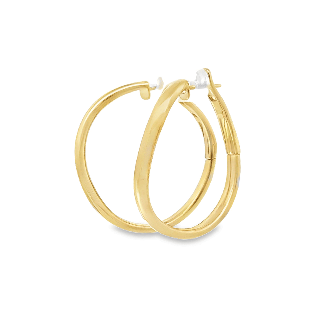 Walters Faith Julian 18k Yellow Gold Hoops