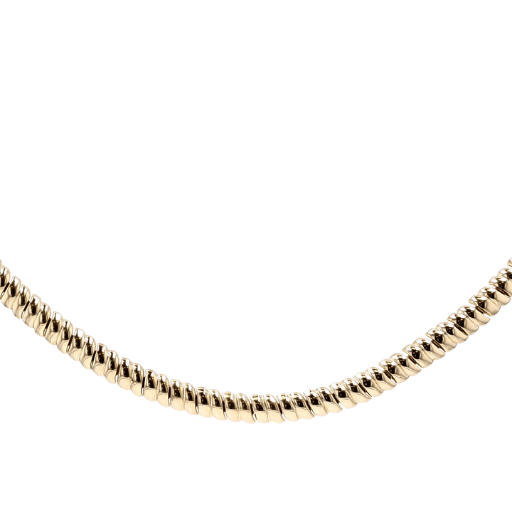 Hamilton Collection 14k Yellow Gold 8mm Collar Necklace