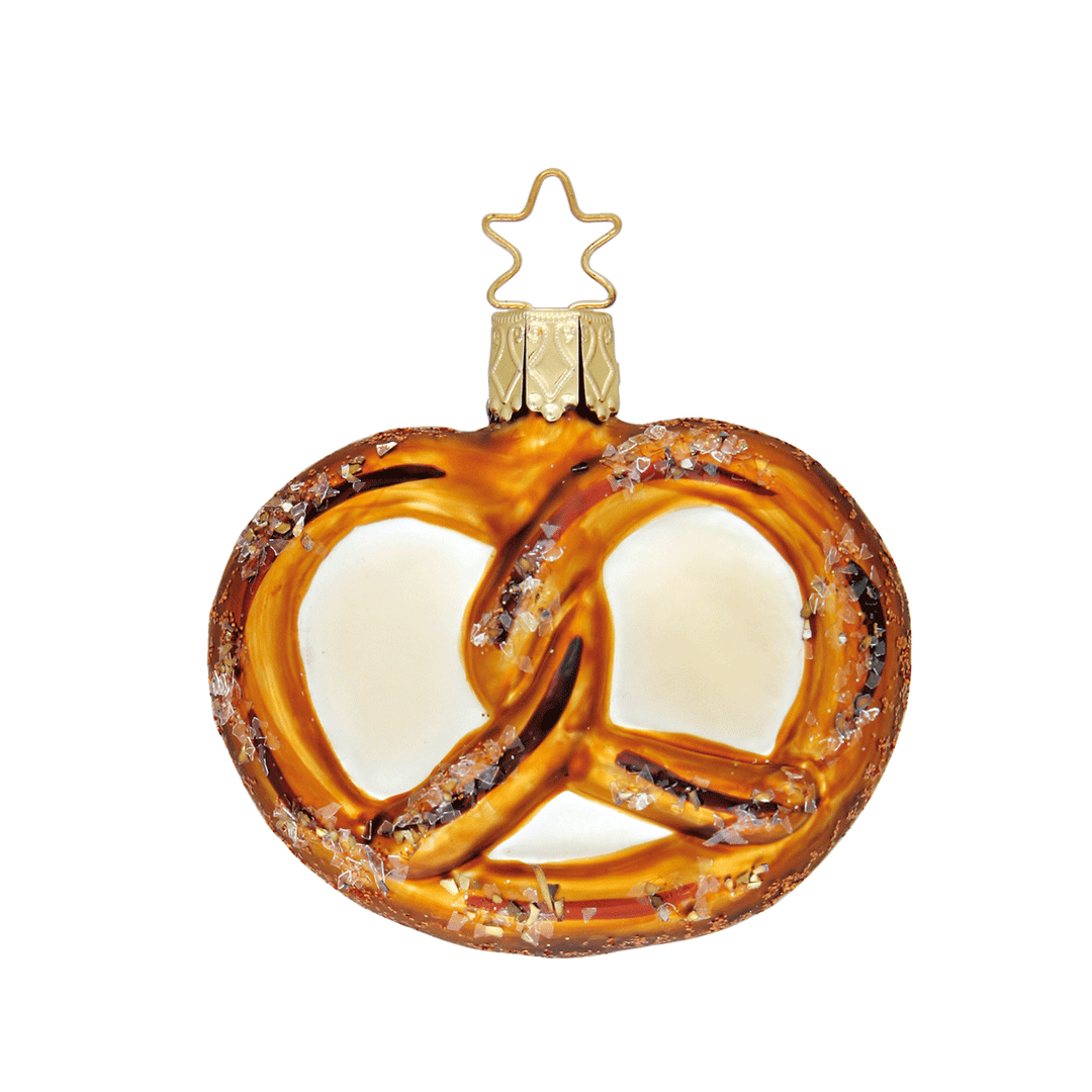 Pretzel Glass Ornament