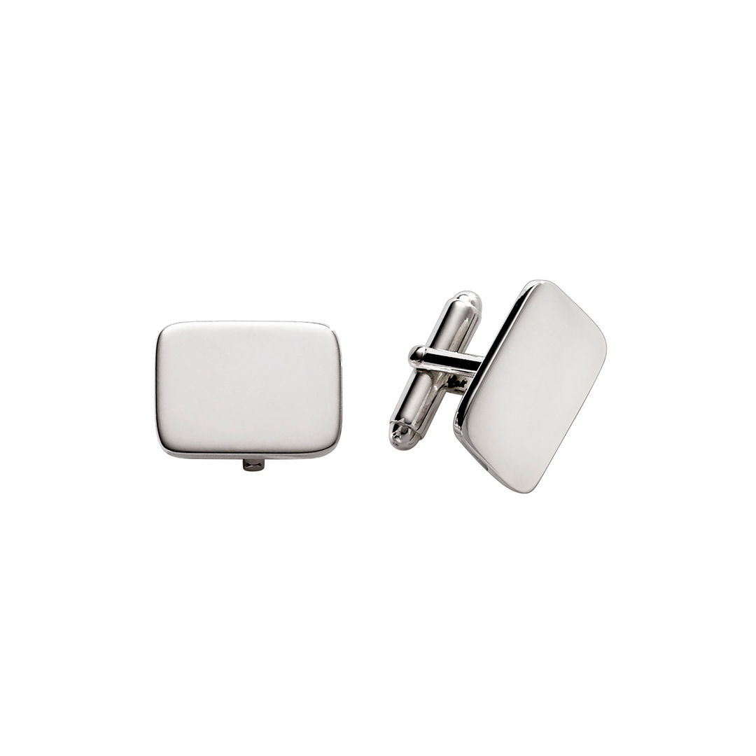 Hamilton Men's Collection Sterling Silver Polished Cufflinks