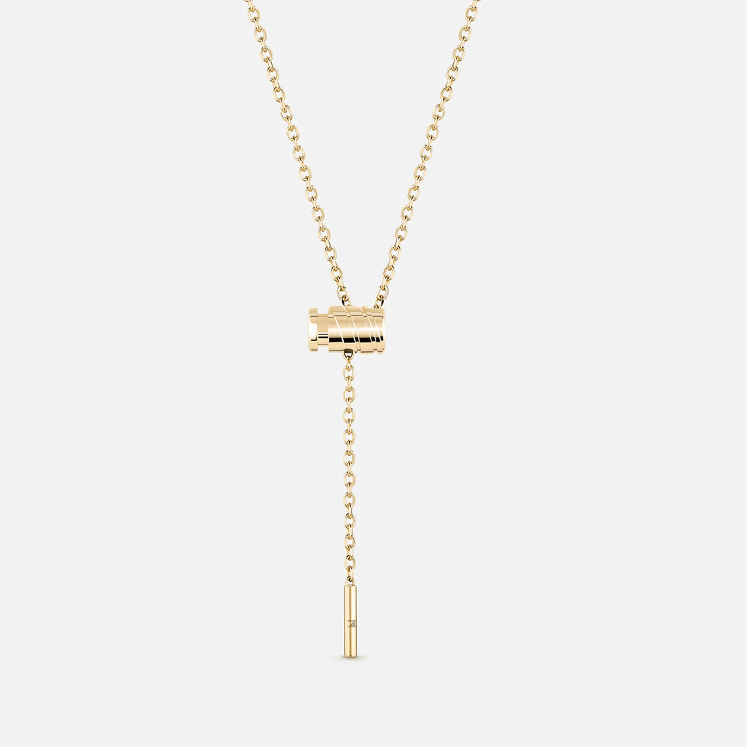 Nouvel Heritage 18k Yellow Gold Mini Latch Pendant