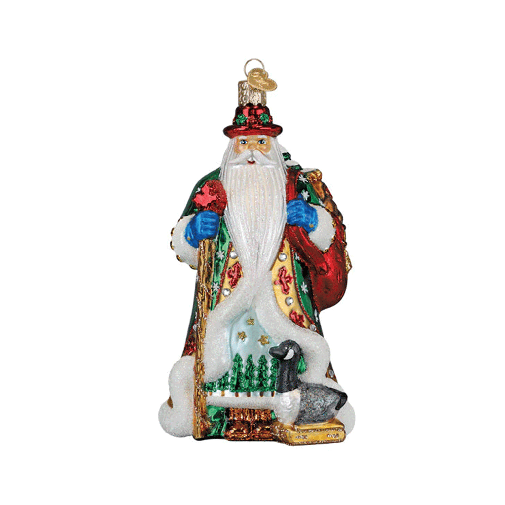 Canadian Santa Ornament