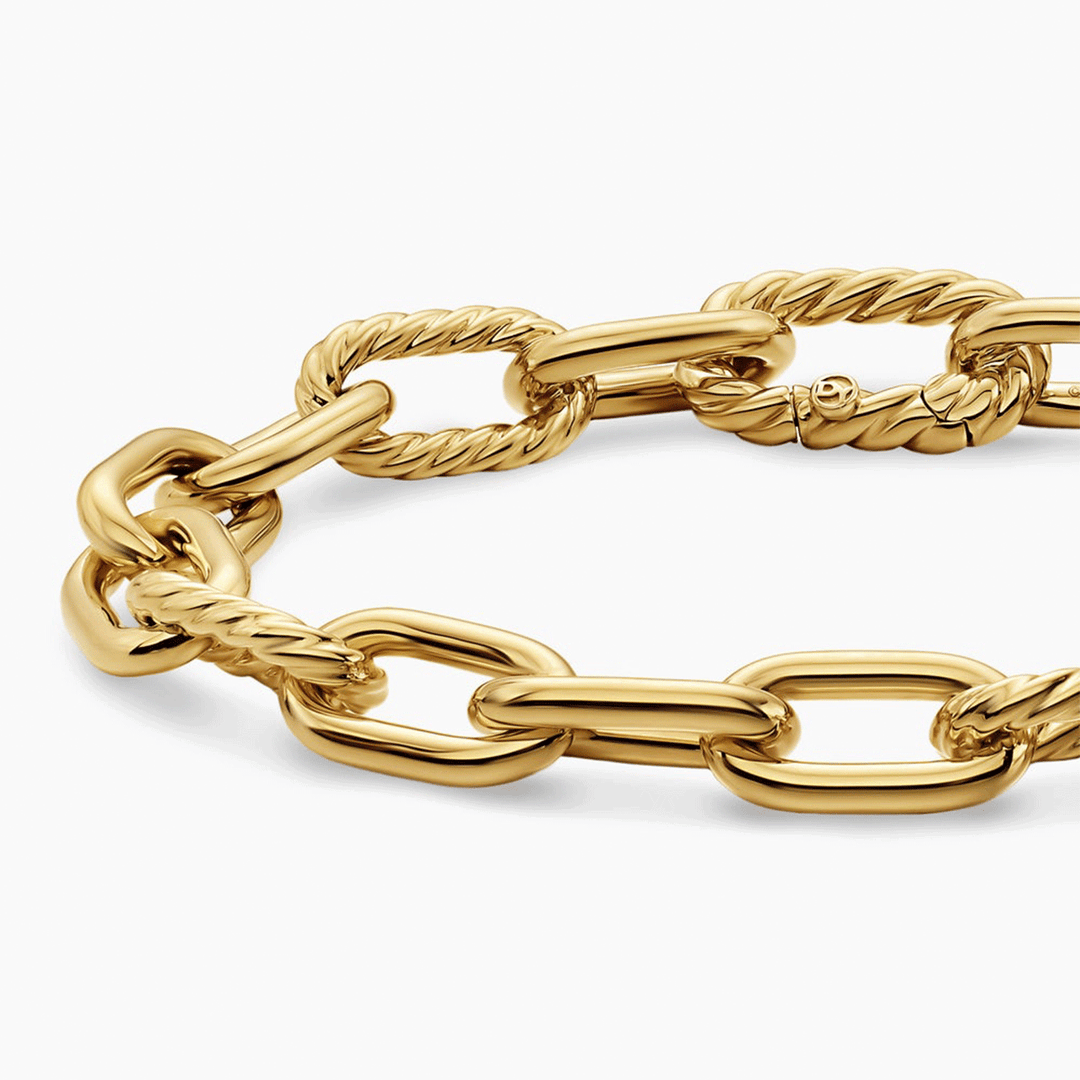 David Yurman DY Madison® Chain Bracelet 18K Yellow Gold, 8.5mm Medium