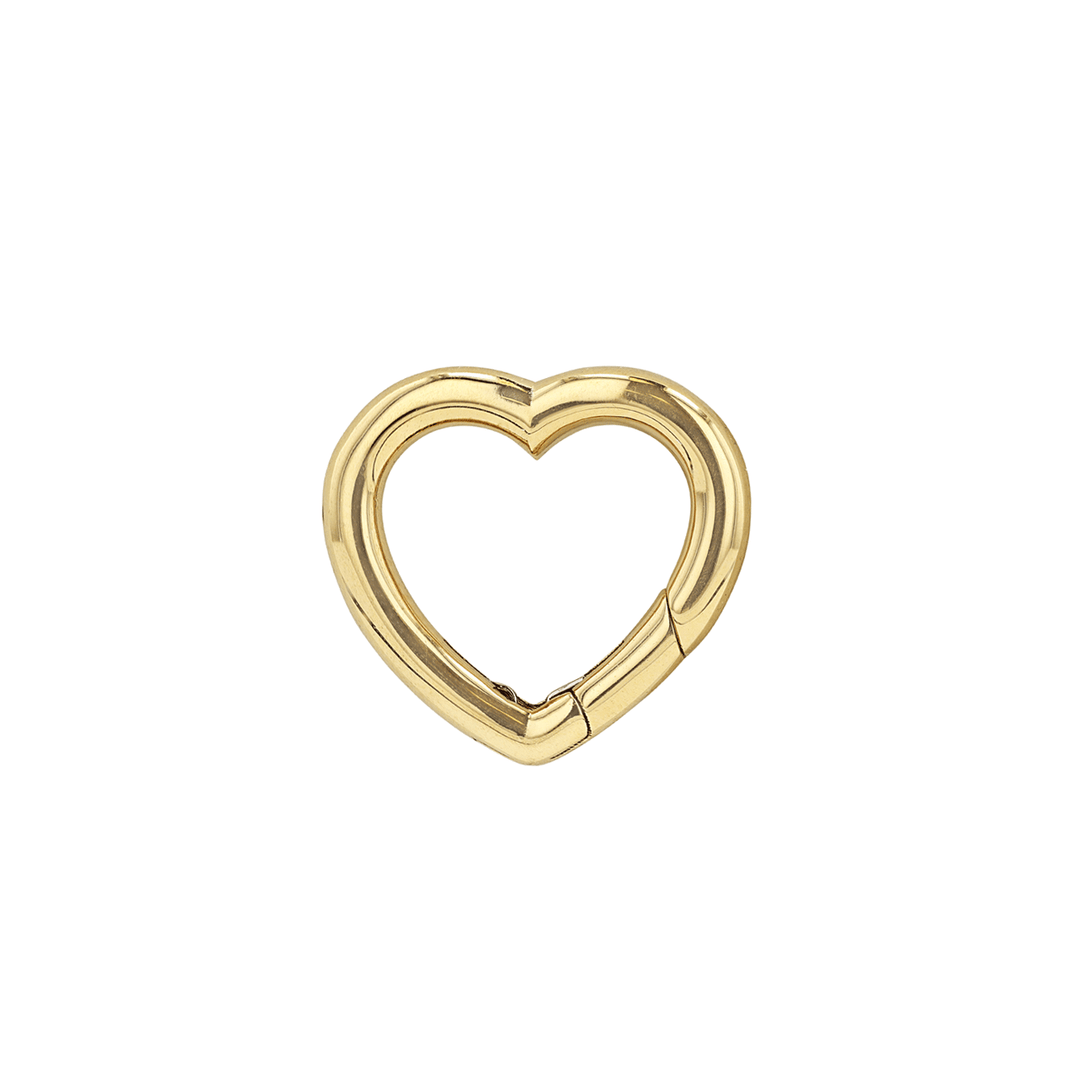 14k Yellow Gold Heart Charm