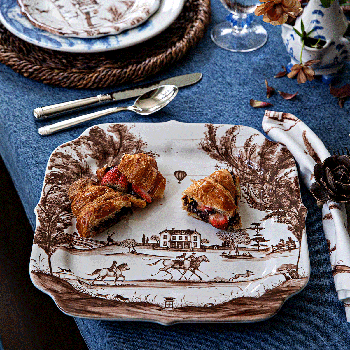 Juliska  Country Estate Harvest 12" Tray - Sepia