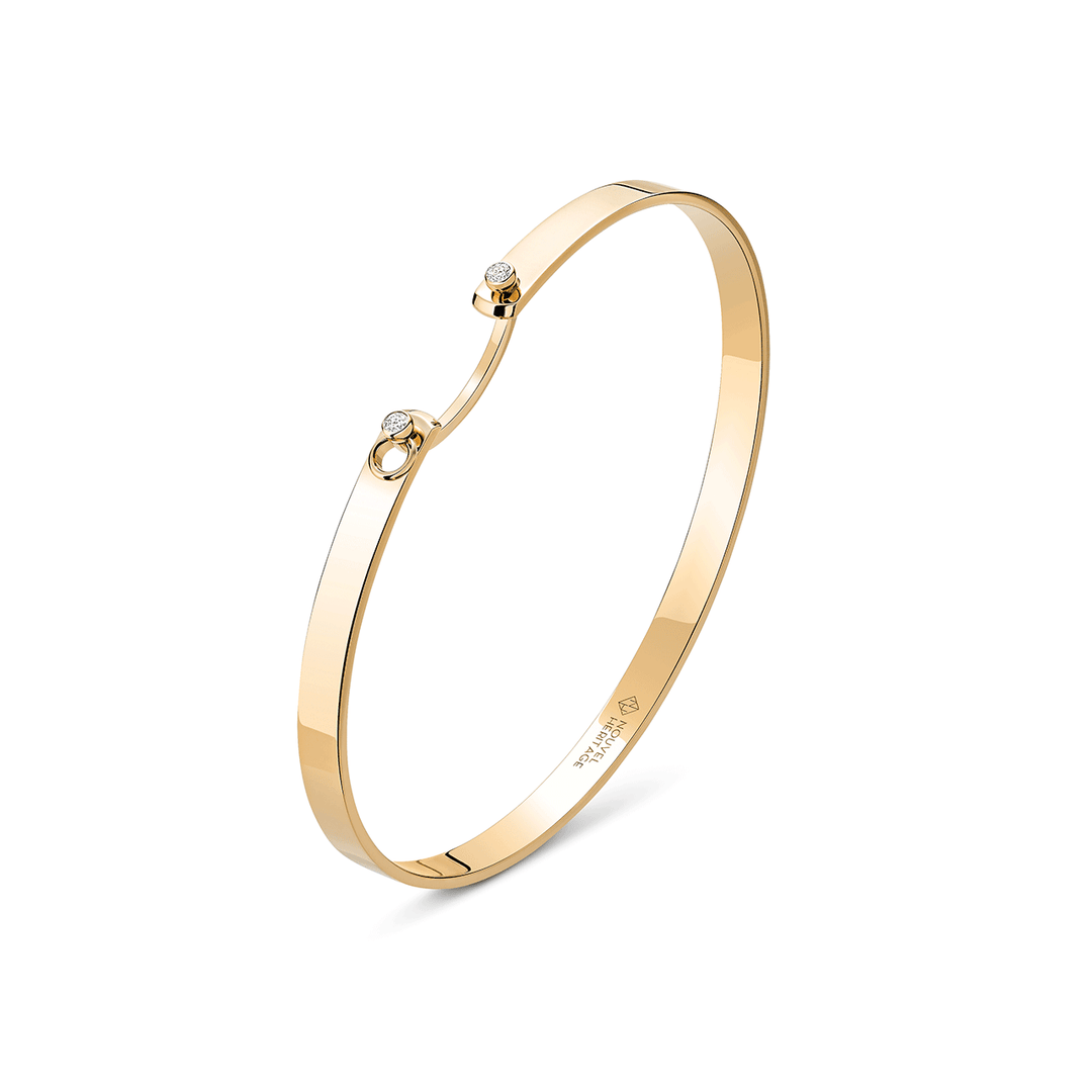 Nouvel Heritage Monday Morning Mood 18k Yellow Gold Bangle