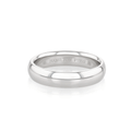 Hamilton Collection Platinum 5mm Comfort Fit Wedding Band