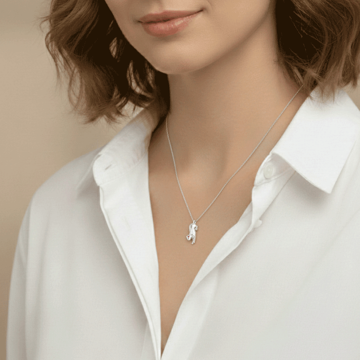 Hamilton Palmer Square Tiger Charm Sterling Silver