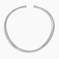 David Yurman Bold Crossover Collar Necklace Sterling Silver, 10mm