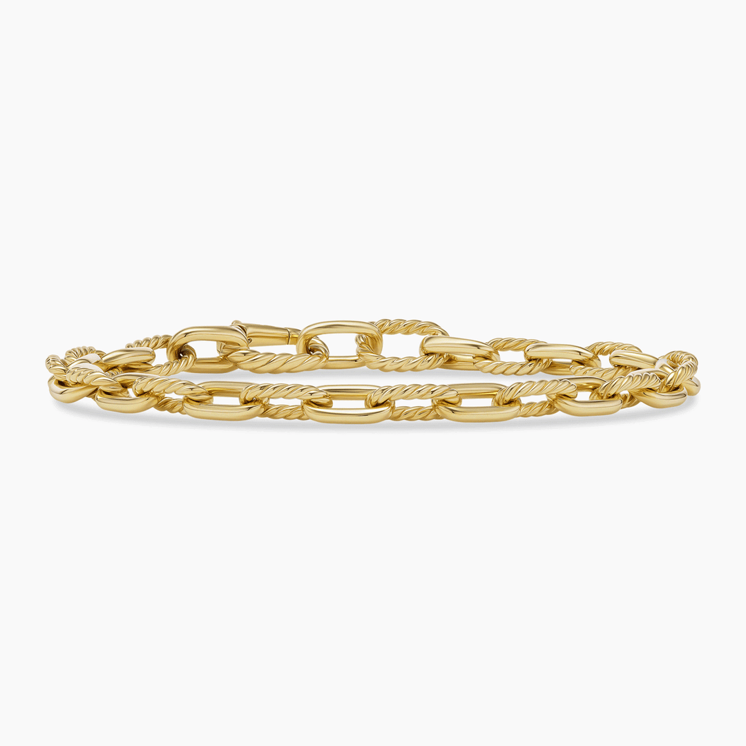 David Yurman Madison Chain Bracelet in 18k Yellow Gold, 6mm