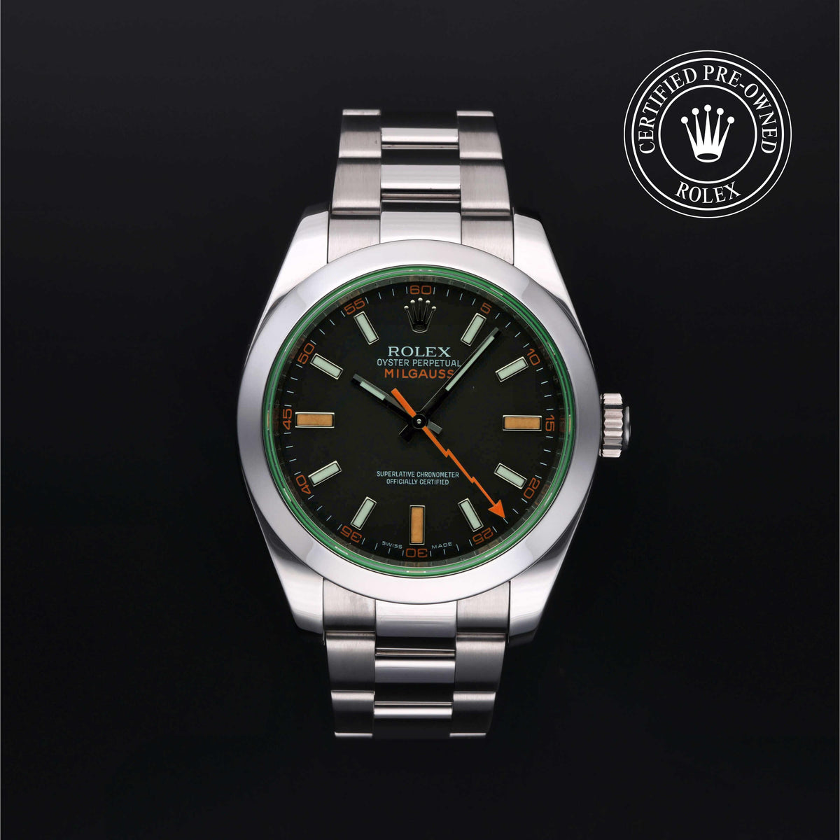 Rolex Certified Pre-Owned Milgauss M116400GV-0001