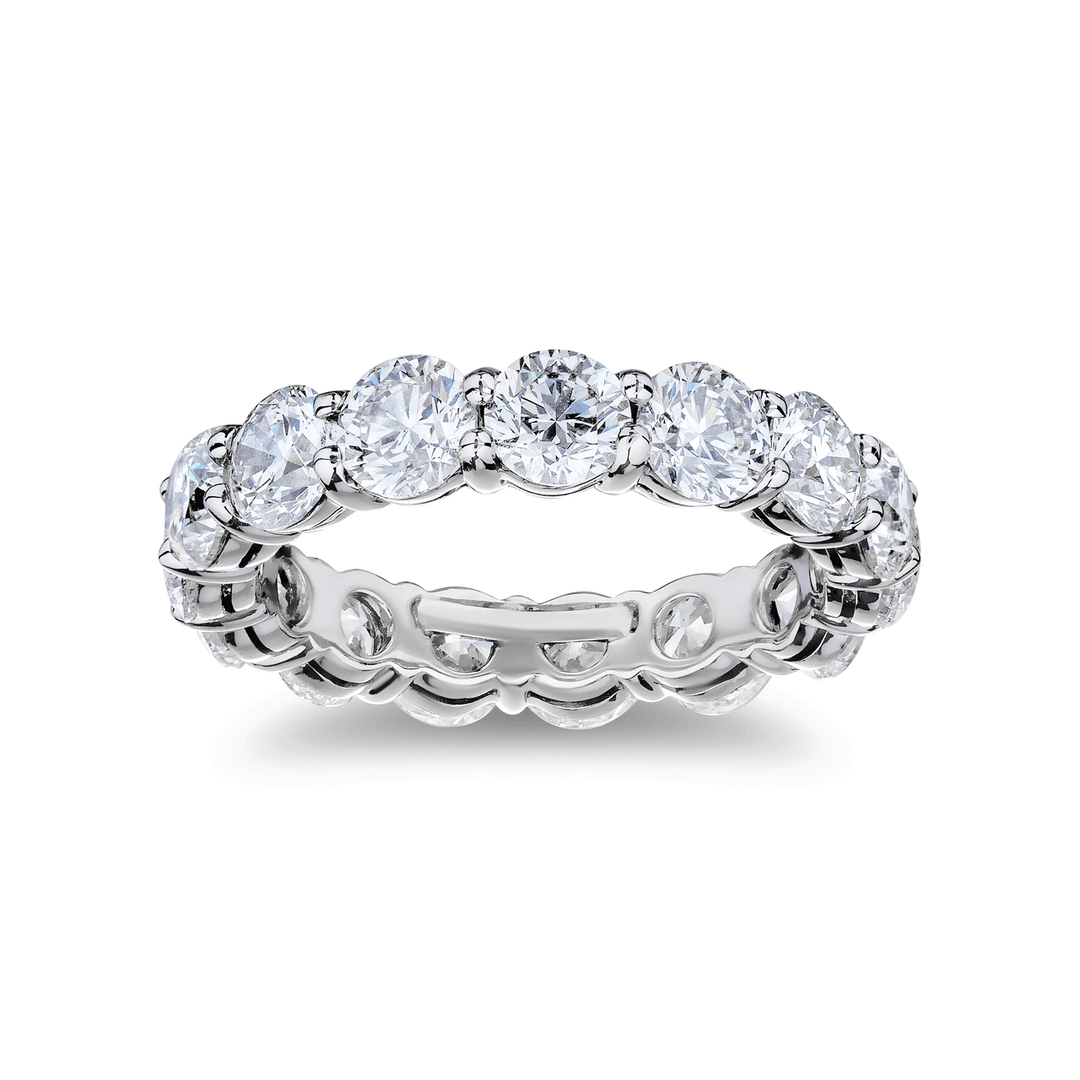 Platinum and Diamond 5.40 Total Weight Eternity Band