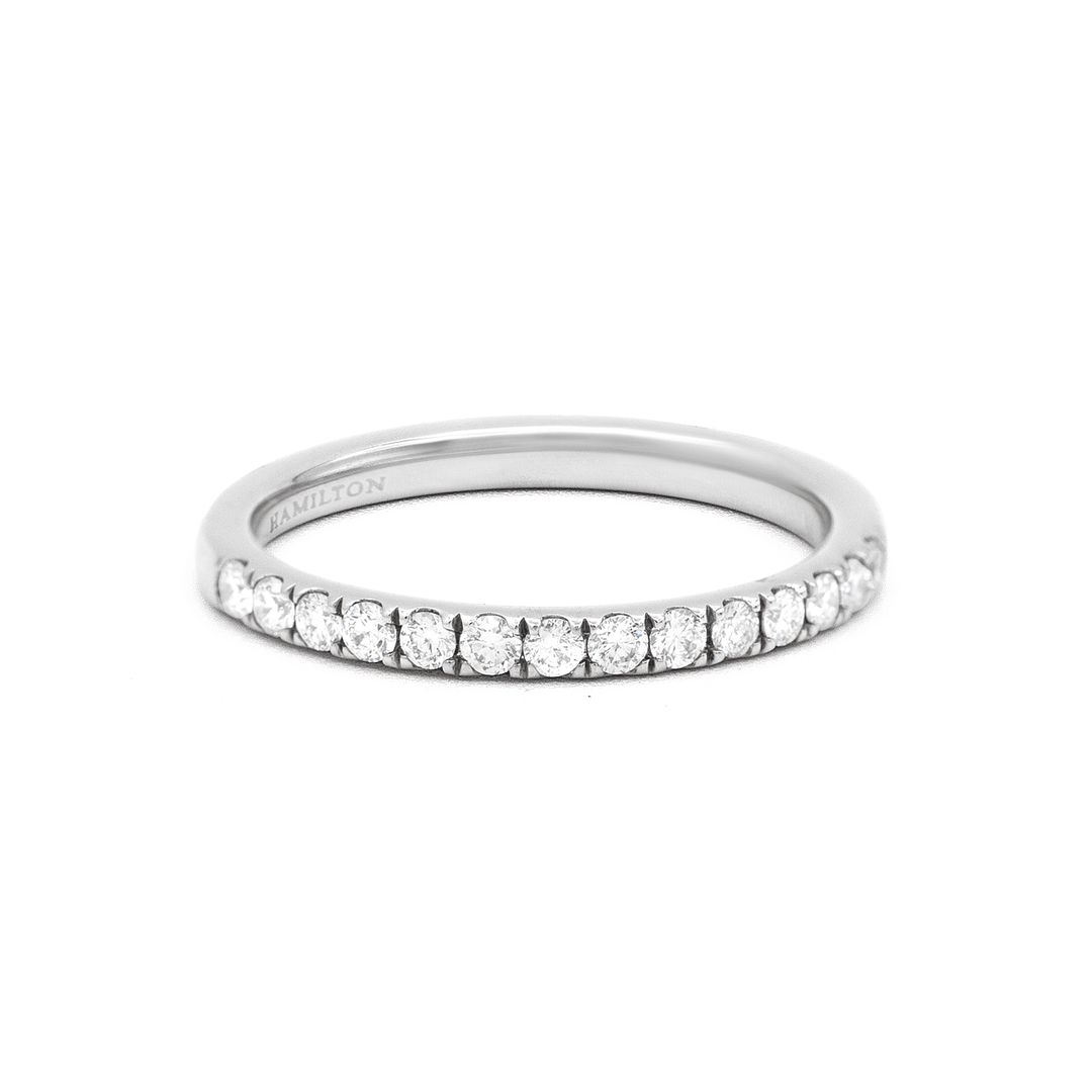 Lisette Platinum and .25 Total Weight Diamond Band