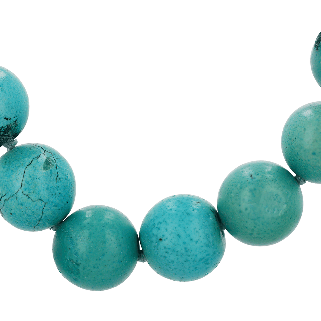 14k Yellow Gold and Turquoise Necklace