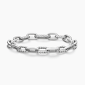 David Yurman DY Madison® Chain Bracelet Sterling Silver with 18K Yellow Gold, 8.5mm Medium
