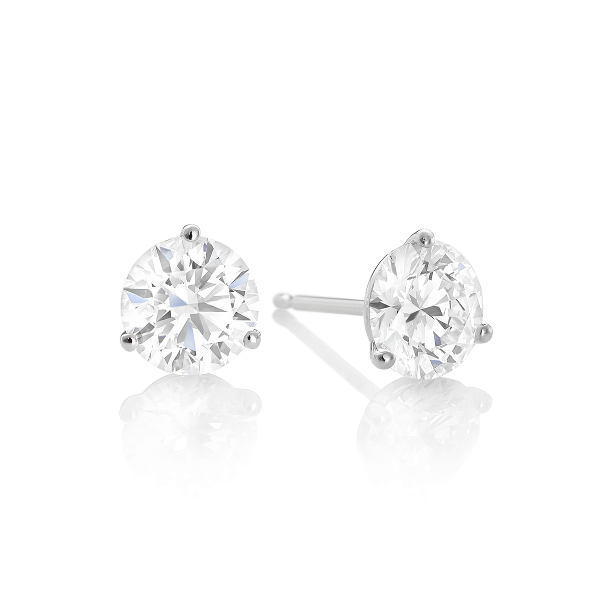 Select 14k Gold · 3 ct Diamond Studs