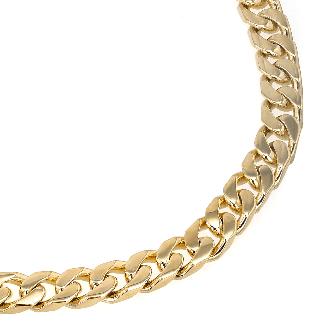 Hamilton Men's Collection Solid 6mm Curb Link Chain